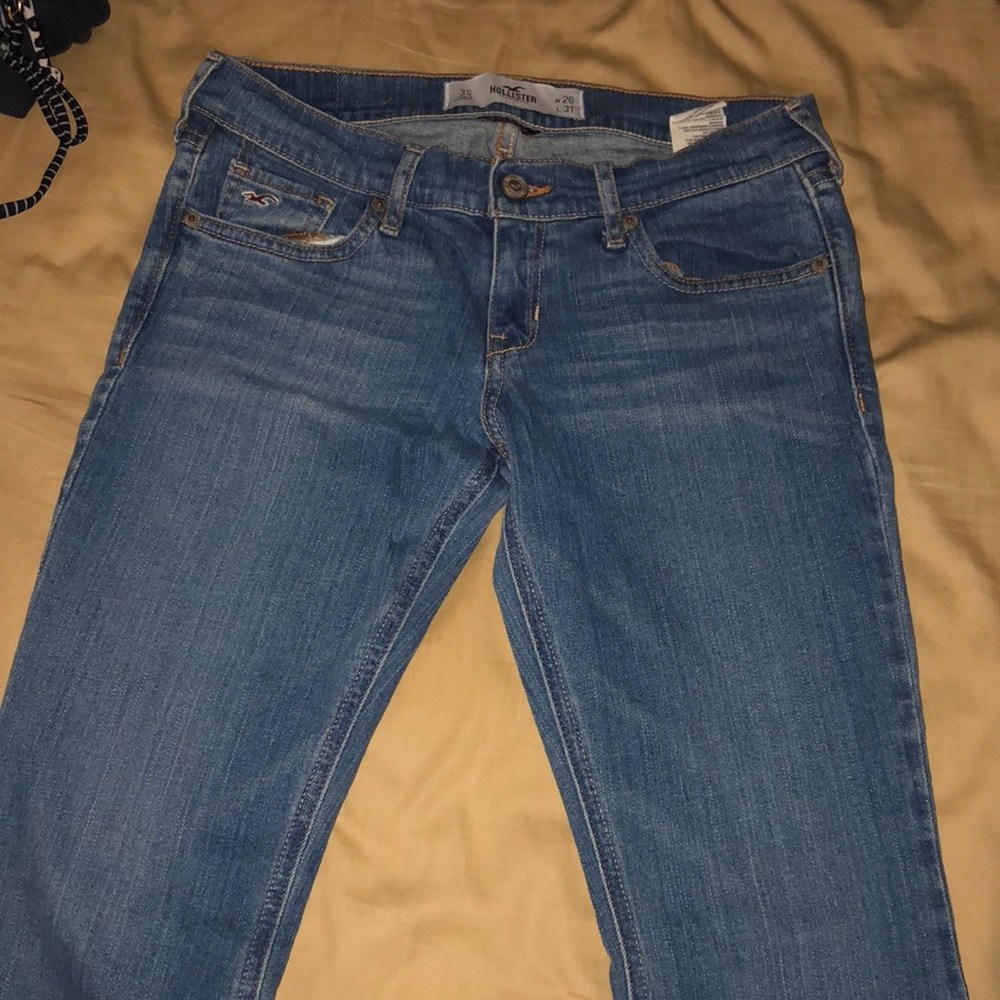 Hollister medium wash bootcut jeans size 3S